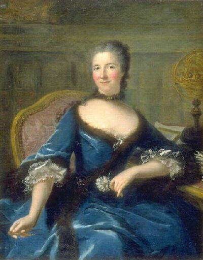 Portrait de Emilie Le Tonnelier de Breteuil, marquise du Chatelet